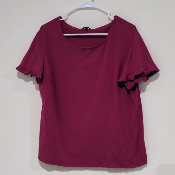 Talbots maroon purple top size 1Xp - Picture 1 of 6